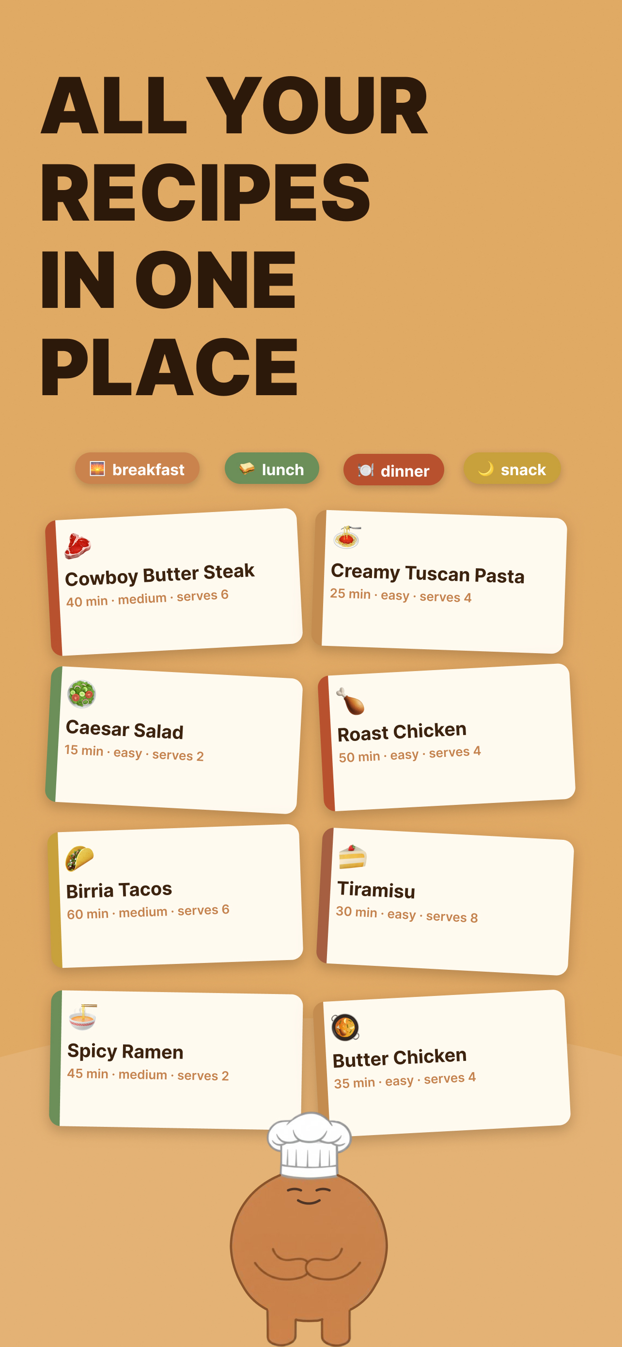 Recipal recipe collection